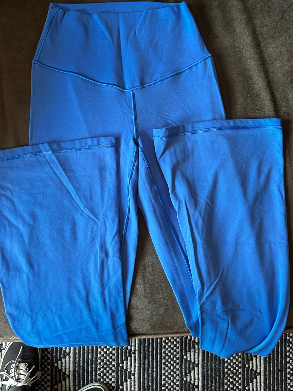 aerie Boot-Cut Active Jumpsuit Pants in Bright Blue